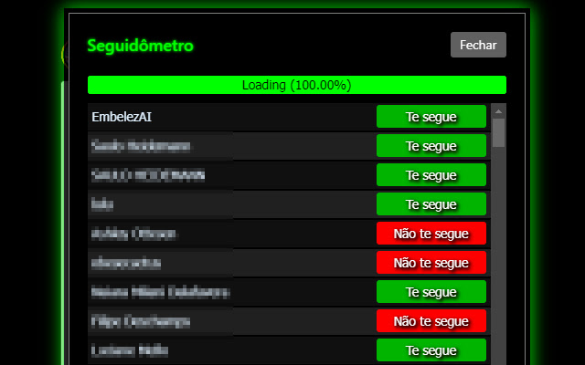 Seguidômetro - Quem Me Segue de Volta?