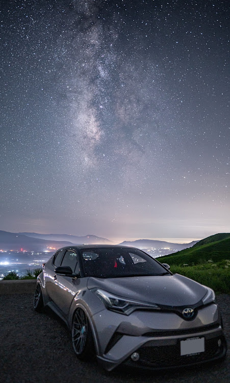 C-HRのC-HR・天の川と愛車・bagged・６月もよろしくお願いします・６月も宜しくお願いしますに関するカスタム事例の投稿画像1枚目