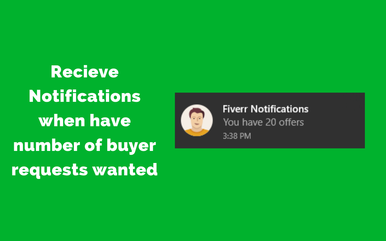 UnOfficial Fiverr Notifications Preview image 0