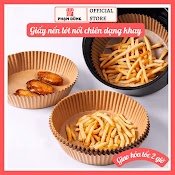 Giấy Nến Lót Nồi Chiên Không Dầu Dạng Khay Set 50 Cái , Giấy Nến Thấm Dầu Chống Dính Đa Năng