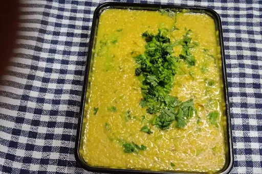 Foxtail Millet Or Kang Yellow Moong Dal Khichdi With Masala Raita