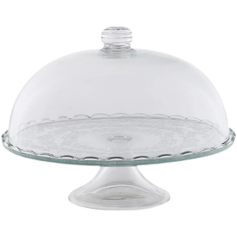 Title 3, Display Dust-proof Glass Cover Dim Sum Tray Pas...