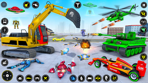 Screenshot Monster Crane robot Car Games