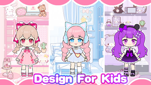 Screenshot Doll Makeup Kids Dress Up Game
