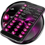 Cover Image of Télécharger Dialer Spheres Pink Theme pour Drupe ou ExDialer 20.0 APK