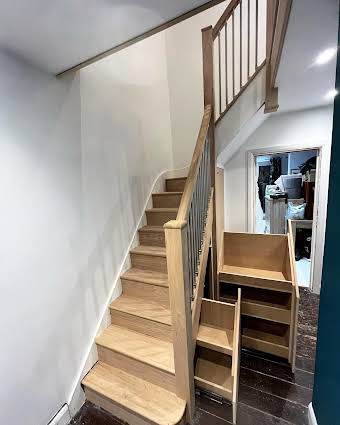 Staircase Cladding & Balustrade with understair storage. album cover