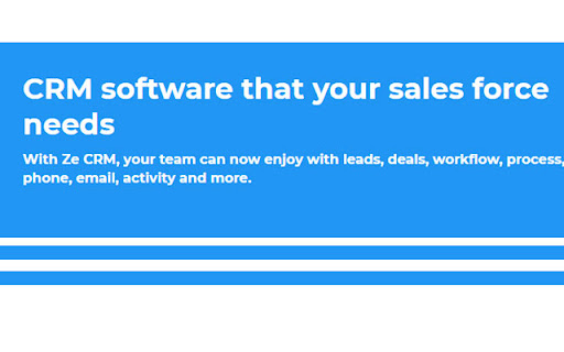 Ze Crm Chrome Extension