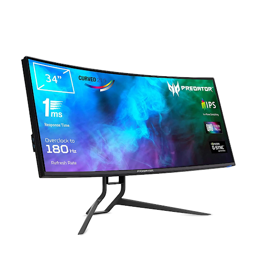 Màn hình LCD ACER 34" X34GS (3440 x 1440/IPS/144Hz/1 ms/G-Sync)