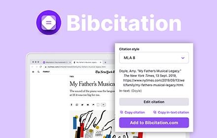 Bibcitation Bibliography & Citation Generator small promo image