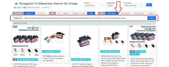 Banggood To Aliexpress Search By Image marquee promo image