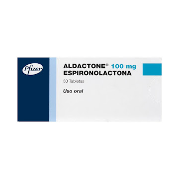 Aldactone Espironolactona 100 mg Pfizer Caja x 30 Tabletas  