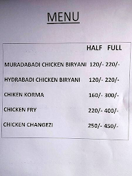 Manoj Naan Wala menu 1