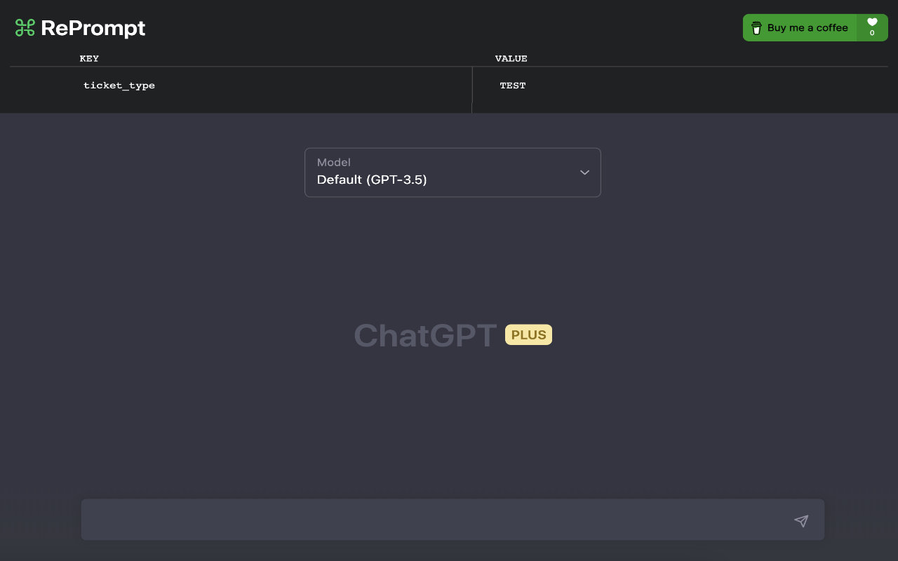 ChatGPT: RePrompt Preview image 0