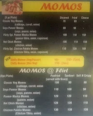 Flirty Momo's menu 1