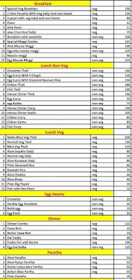 Mummy's Kitchen menu 2