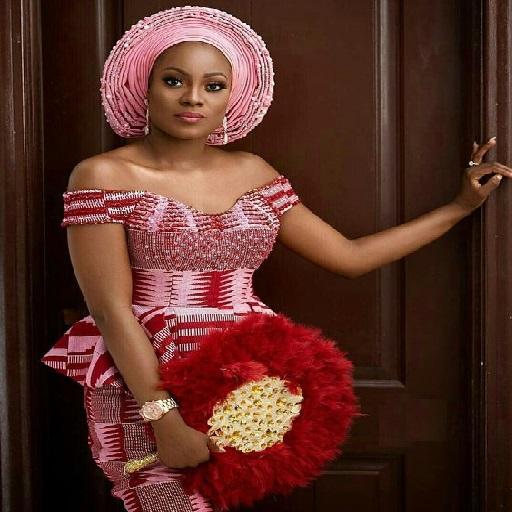 Kente Off Shoulder Styles.