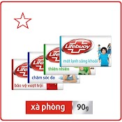 Xà Phòng Cục Lifebuoy Bảo Vệ Vượt Trội 10 90G