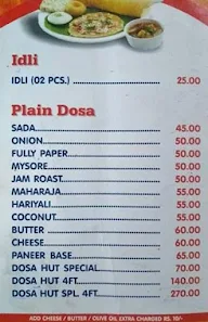 Balli South Indian menu 1