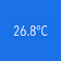 Thermometer in Status Bar icon