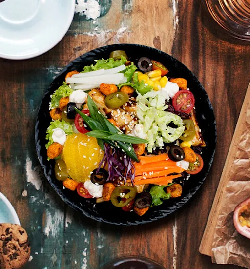 Teriyaki Glazed Tofu Salad