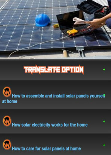 Screenshot Assembling solar power