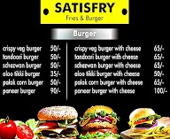 Satisfry Fries & Burger menu 2