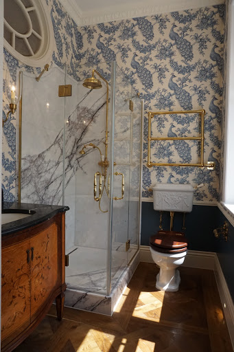 Beautiful Brass Shower Enclosure 