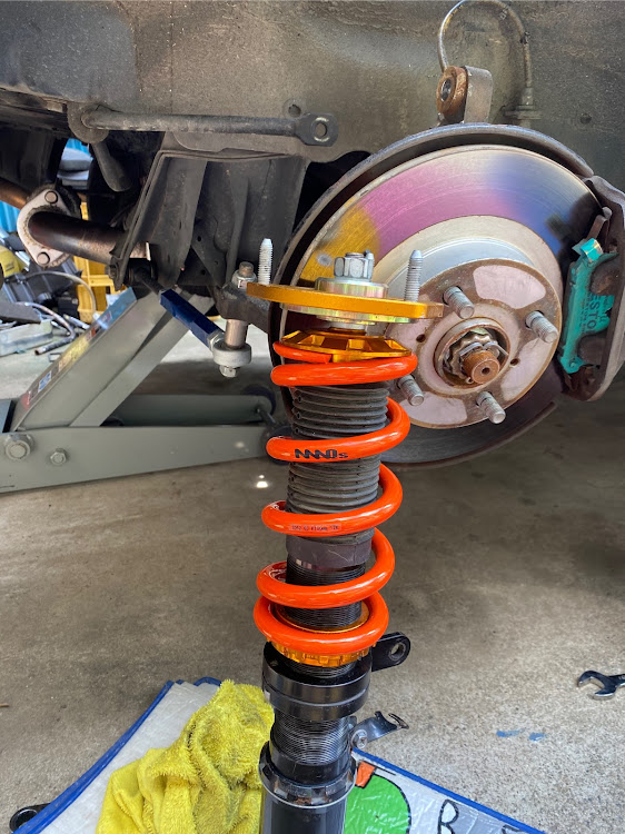 MR2のアライメント調整・走行会準備・yzサーキット・旧車をシバく・MAQSスプリングに関するカスタム事例の投稿画像1枚目