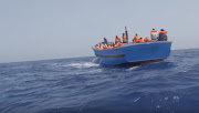 Migrants at sea. File photo 