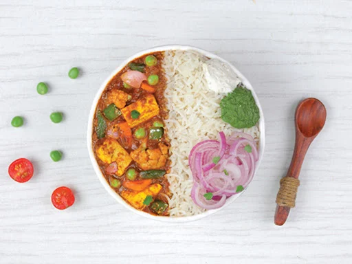 Patiala Subz Kadhai [Steamed Rice] Bowl