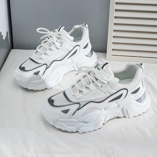 Title 5, Womens Dad Shoes Thick-soled Students All-matc...