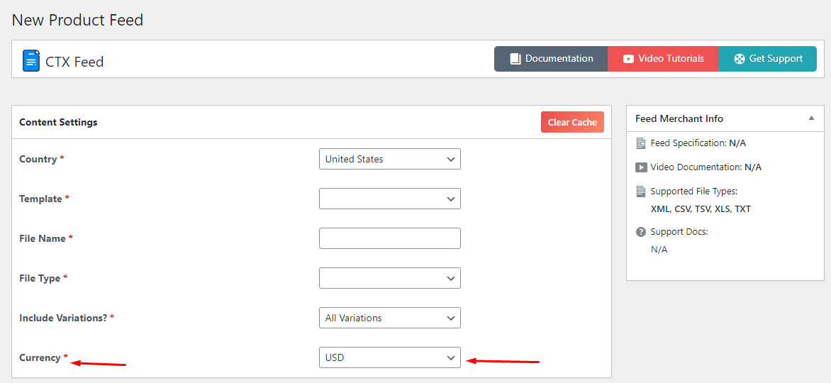 CTX WooCommerce currency switcher settings