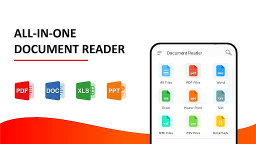 Screenshot Document Reader PDF, DOC, XLS