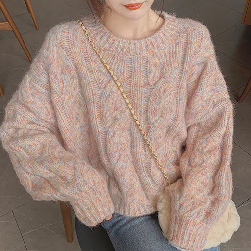 Title 3, Gentle Style Sweater Womens Sweet Fairy Loose ...