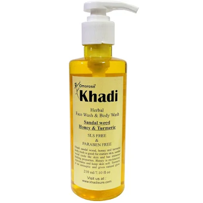 Khadi Gold Sandalwood & Honey Herbal Body Wash