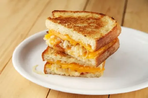 Cheese Onion Grilled Sandwich [2 Pieces, Serves 1]