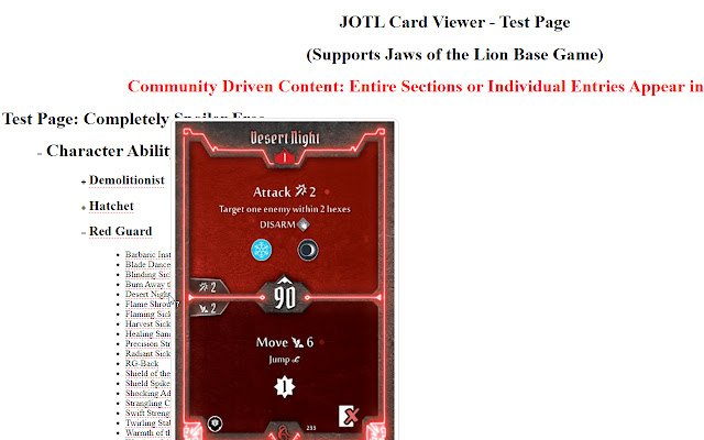 JOTL Card Viewer