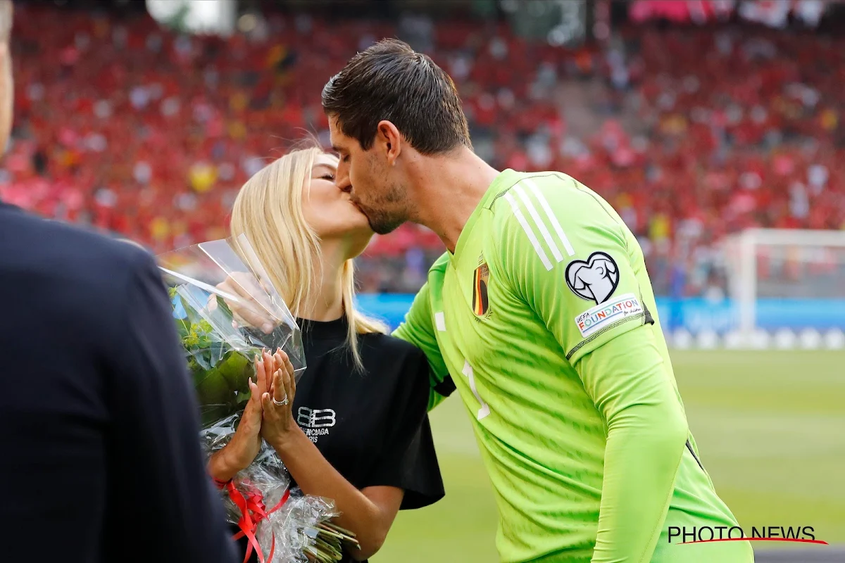 📷 Thibaut Courtois bevestigt nu ook zelf leuk nieuws: "We love you so much!"