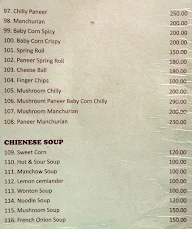 Green Gardens menu 5