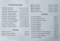 Anokha Baghicha menu 4