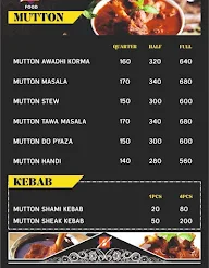 Mr Mughlai menu 1