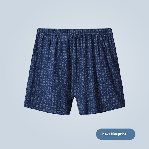 Navy Print