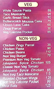 king's Pizza menu 1