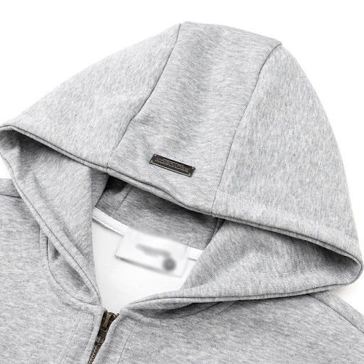 Title 14, Mens Hooded Loose Sweater with Dimensional Pat...