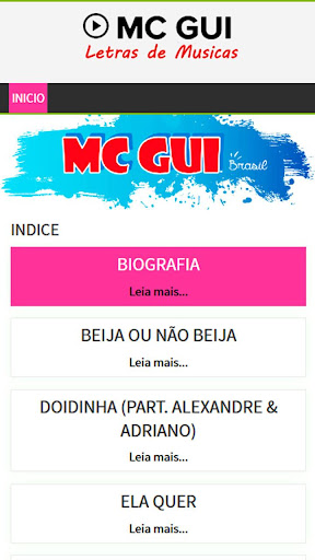 Letras de Mc Gui