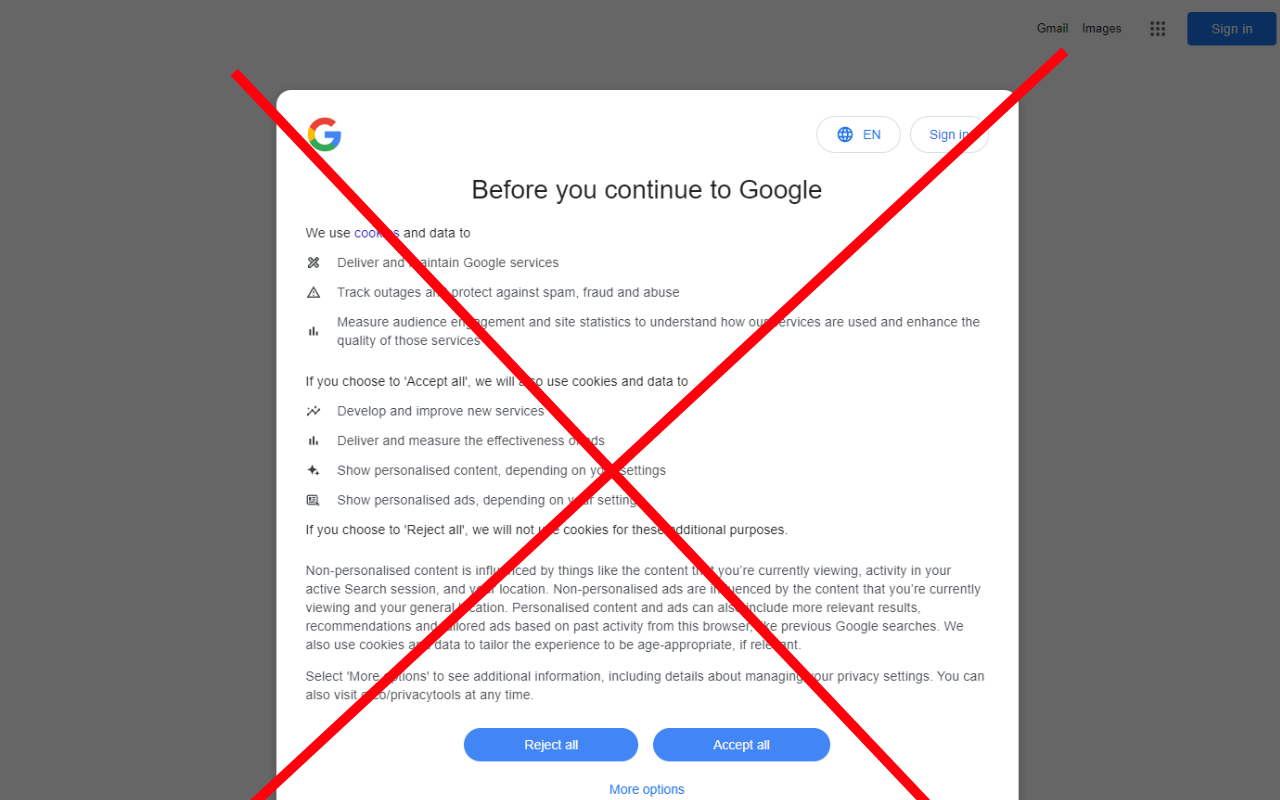I still don't care about cookies Chrome Extension Image 2