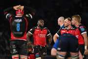 Sti Sithole of Emirates Lions after his side's defeat to Leinster in the United Rugby Championship.