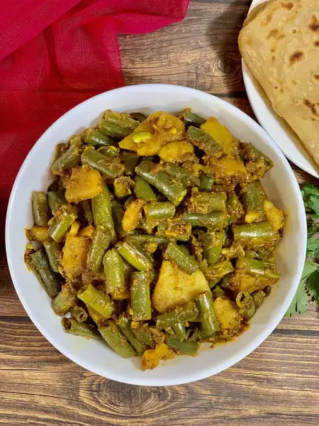 Aloo Beans Bhujiya