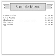 Om Sai Paratha Corner menu 1