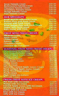 Haji Ali menu 2